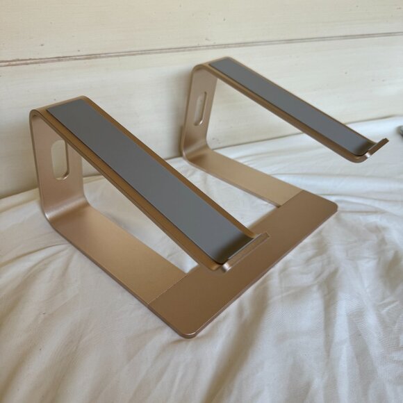 EUC Soundance Laptop Stand, Aluminum, Compatible with 10 to 15.6 in Laptop, Gold - Picture 5 of 16